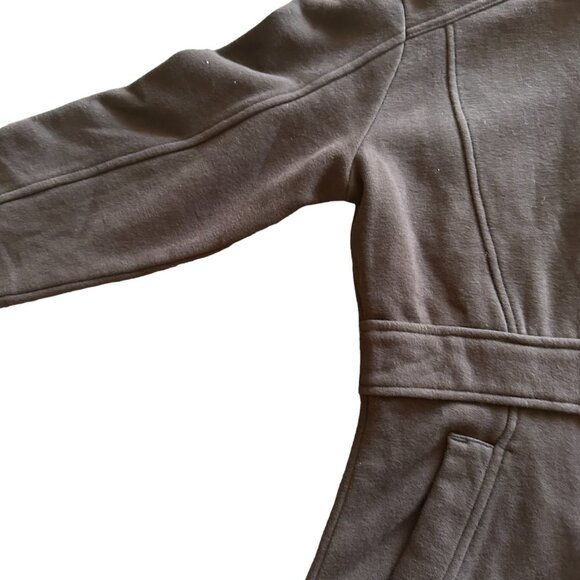 PUMA hooded Brown Women's Jacket with Zipper Size XS - Picture 9 of 15